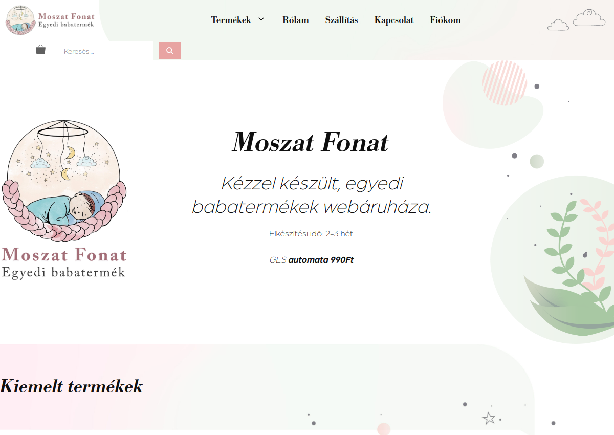 Moszat Fonat webáruház linkje
