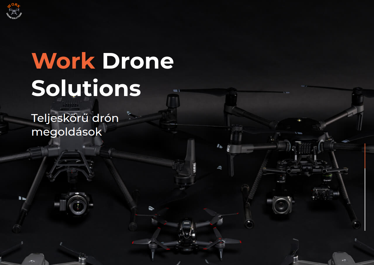 Work Drone Solutions weboldalának linkje